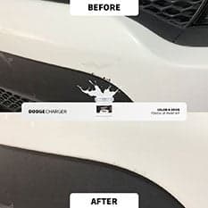Reparación de retoque antes y después 13