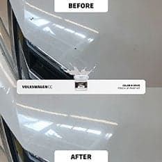 Reparación de retoque antes y después 20